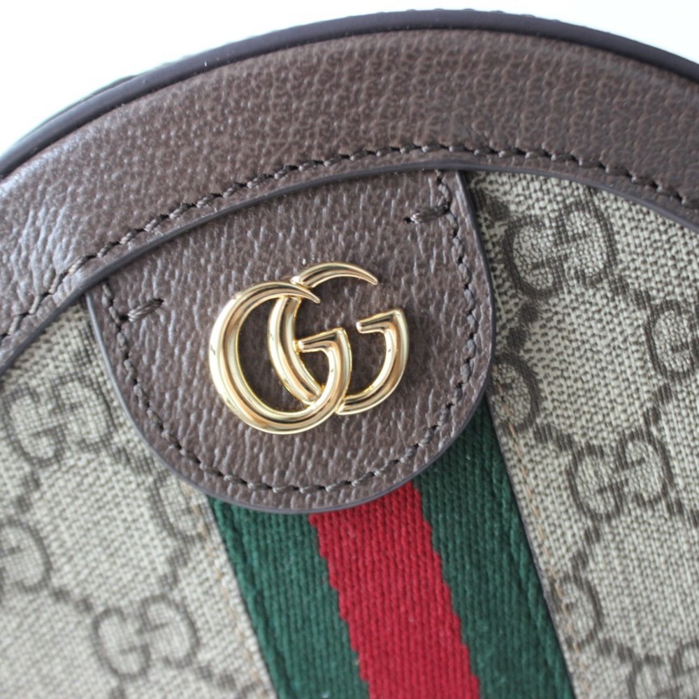 🌈  Gucci Ophidia mini GG round shoulder bag - Picture 6 of 9